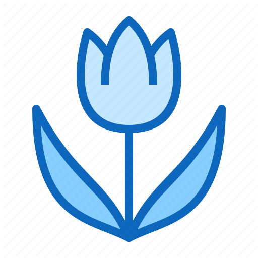 Blue Tulip Png Clipart (lavender, black, silver, indigo)