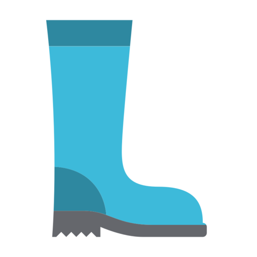 Blue Rubber Boot Free Png Icon Download (greenish blue, gray, black, teal)