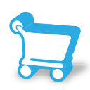 Blueshoppingcart Azul Free Nobackground Png Icon Download (greenish blue, black, white)