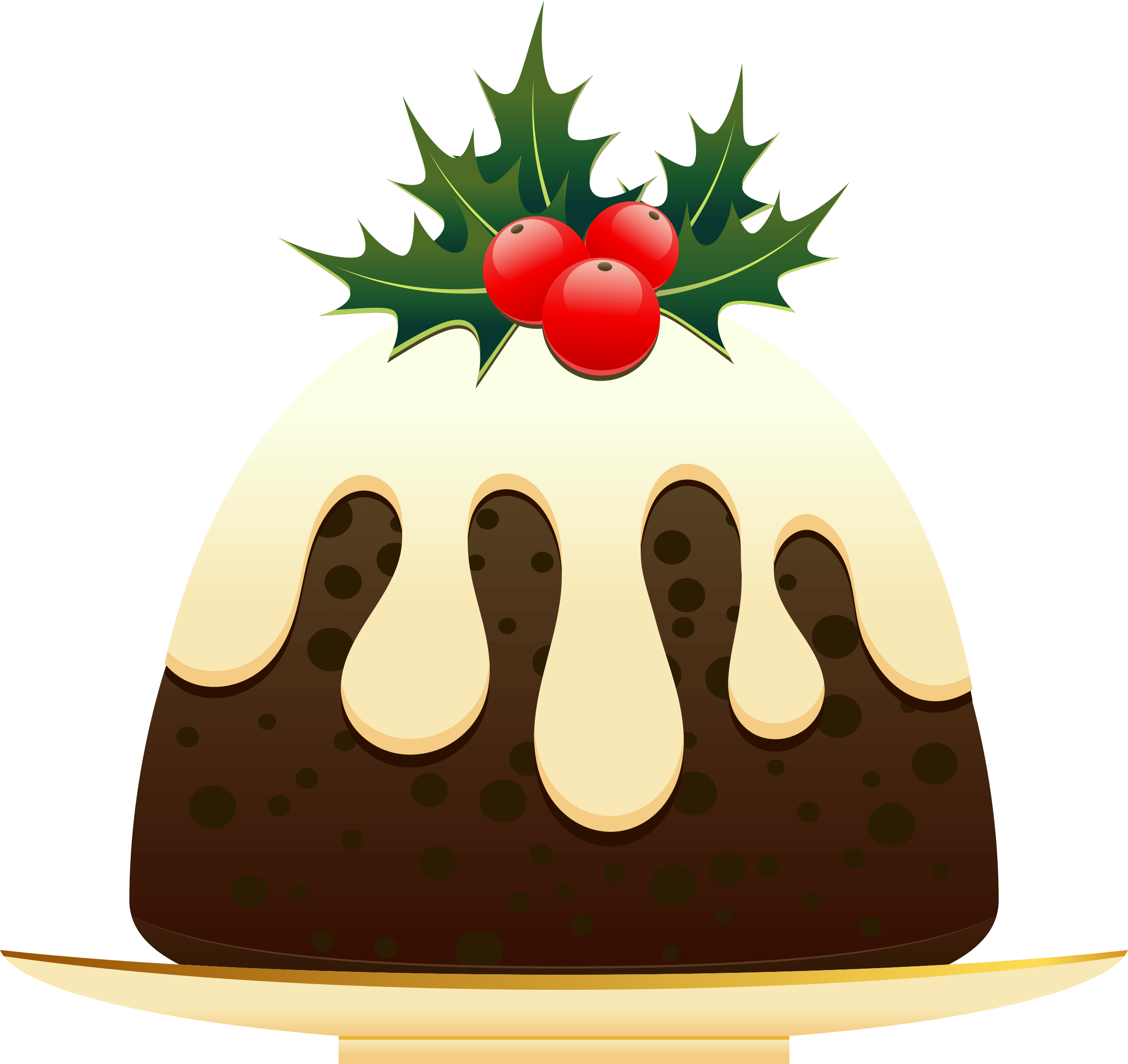 Plum Pudding Png Image (black, gray, beige)