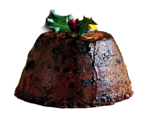 Plum Pudding Png Photo (black, white)