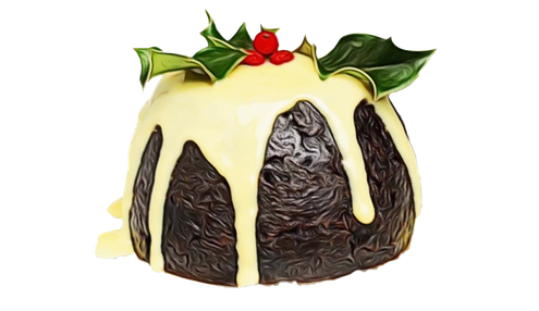 Plum Pudding Png Transparent (black, beige)