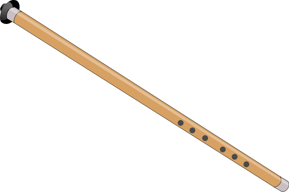 Flute Png Transparent (salmon, white)