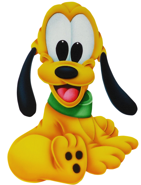 Pluto Png File (gold, silver, black)