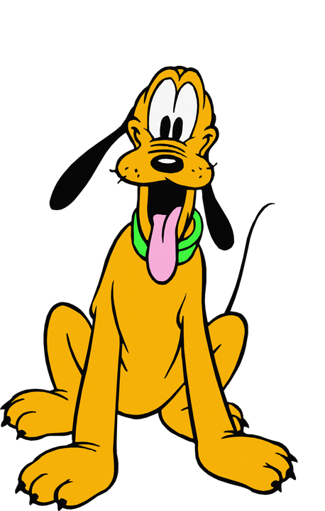 Pluto Png Photos (orange, black)