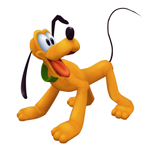 Pluto Png Transparent Picture (orange, black)