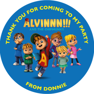 Alvin And The Chipmunks Png File (black, teal)