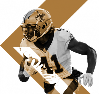 Alvin Kamara Png Photo (white, black, chocolate, silver)