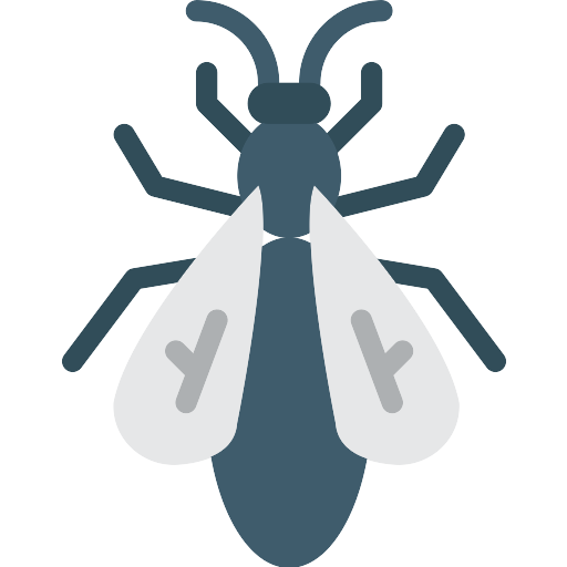 Fly Insect Png Isolated Pic (teal, black, silver, lavender)