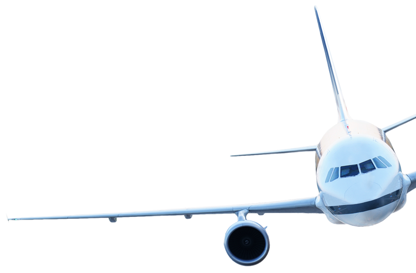 Flying Airplane Transparent Images Png (white, lavender)