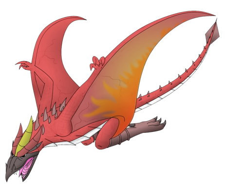 Flying Rodan Png Transparent Image (black, chocolate, salmon)