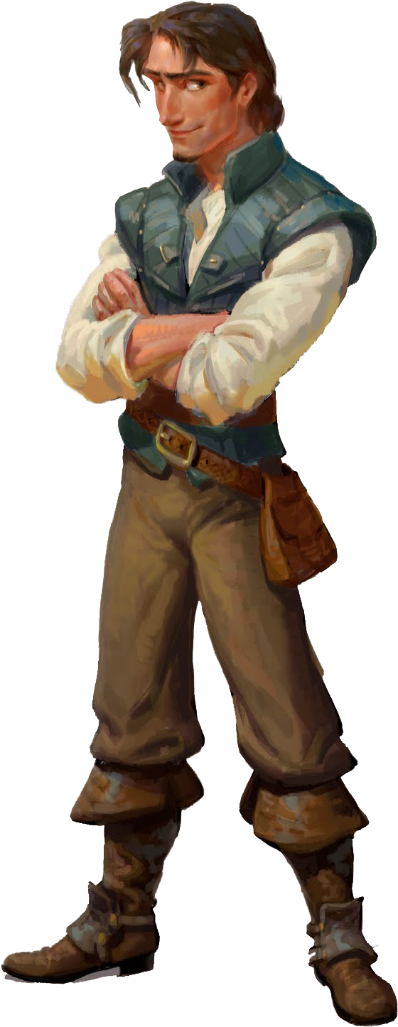 Flynn Rider Png High Quality Image (black)