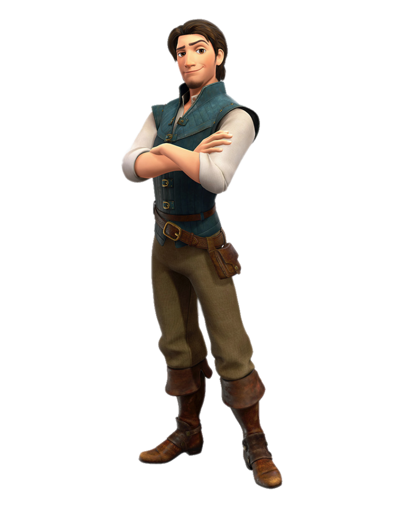 Flynn Rider Png Image File (black, olive)