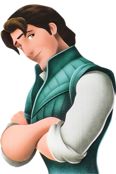 Flynn Rider Png Photo (black, pink, lavender)