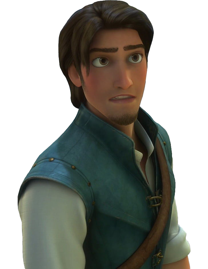 Flynn Rider Png Photo (black, gray, white)