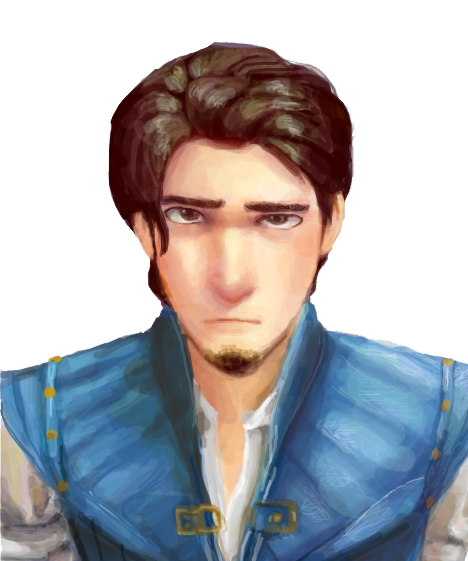 Flynn Rider Png (black, white)