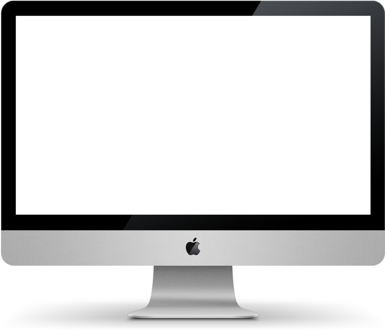 Imac Png Isolated Photo (silver, black)