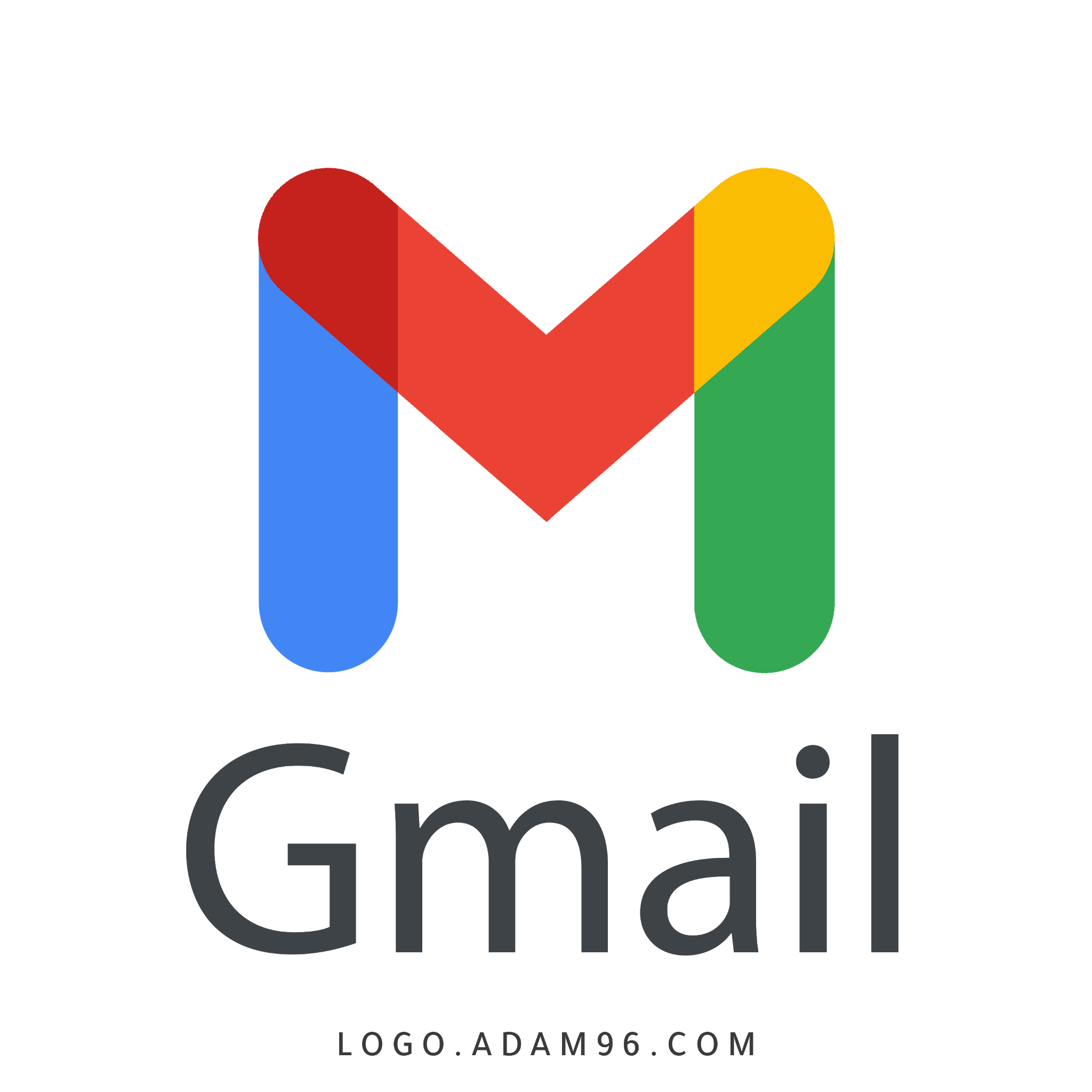 Gmail Icon Png File (orange, teal, chocolate, gray, black)