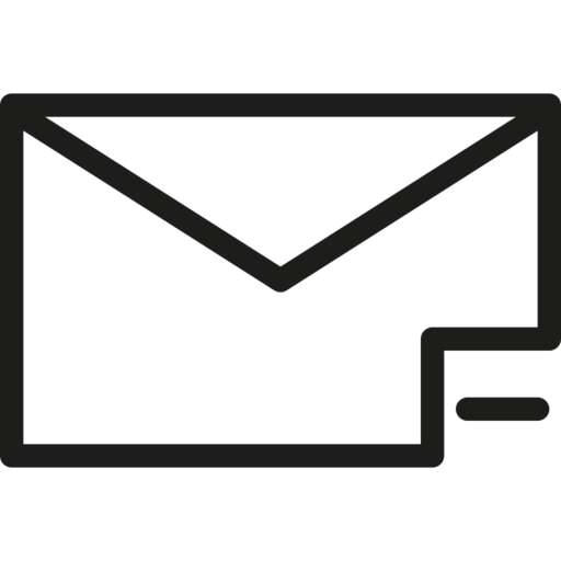 Email Communication Envelope Free Png Icon (black)