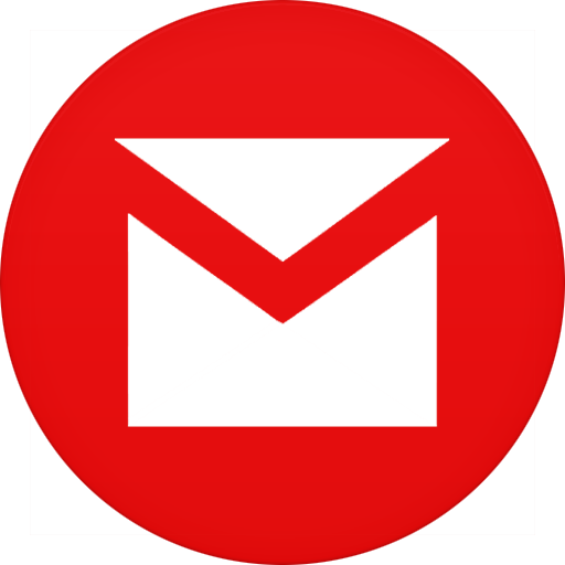 Gmail Free Png Icon Download (red, black, white)