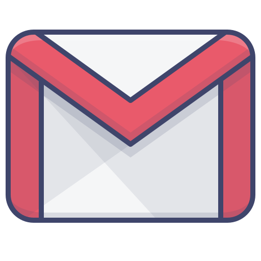 Gmail Google Mail Email Icon Free Png Icon Download (salmon, indigo, white, black, lavender)