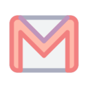 Gmail Icon Free Png Icon Download (silver, salmon, white, lavender, pink)