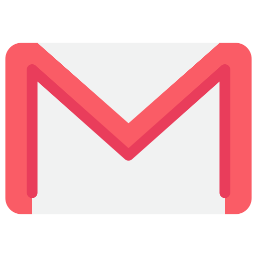 Gmail Logo Media Social Free Nobackground Png Icon Download (salmon, white, black, gray, lavender)