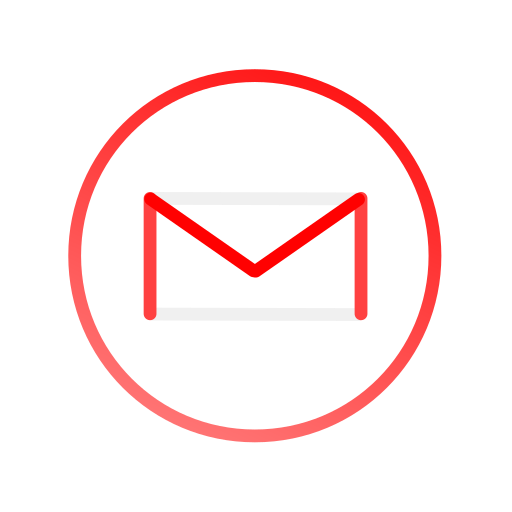 Gmail Logo Round Icon Free Nobackground Png Icon Download (silver, red, black, gray, chocolate)