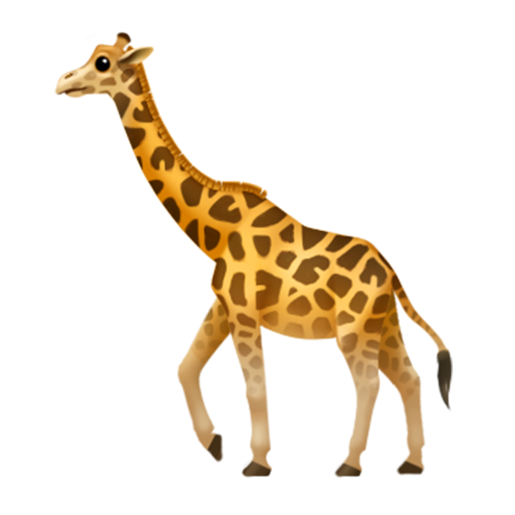 Small Vector Giraffe Png Hd (chocolate, white, salmon)