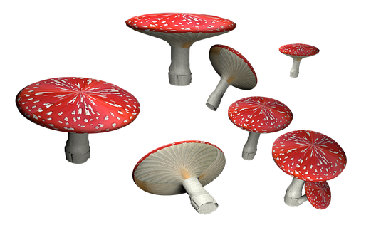 Amanita Muscaria Png Hd (black)