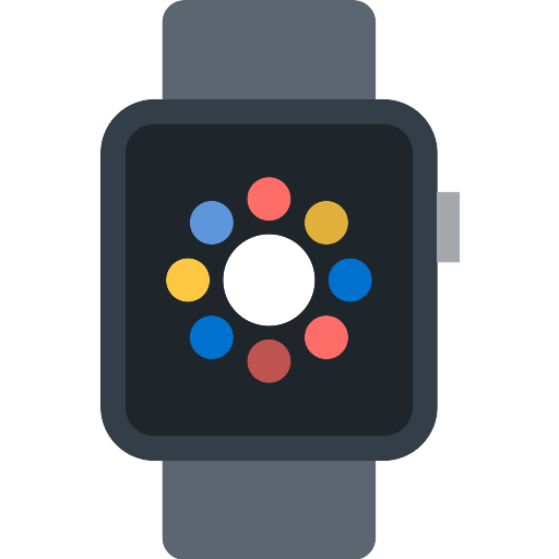 Smartwatch Png Background Image (black, indigo, white, gray)