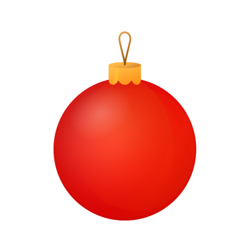 Xmas Ball Free Transparent Png Icon Download (red, black)