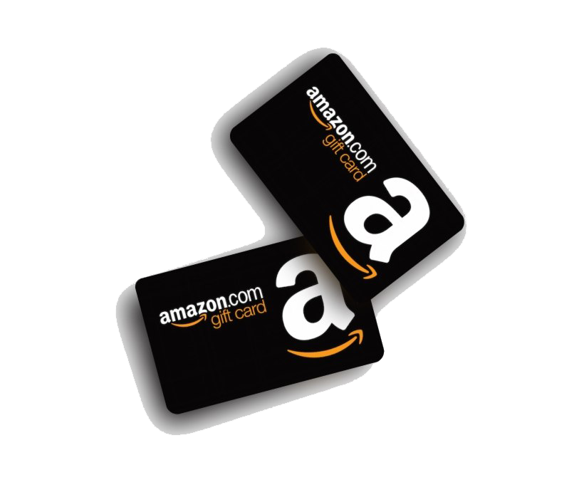 Amazon Gift Card Png Transparent Image (black, white)