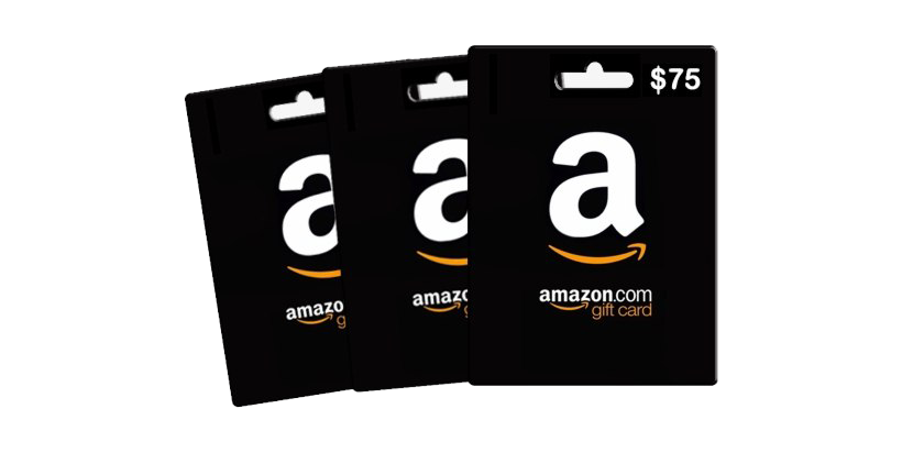 Amazon Gift Card Transparent Png (black, gray, white)