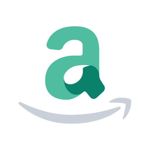 Amazon Logo Icon Free Png Icon Download (silver, black, gray, lavender, teal)