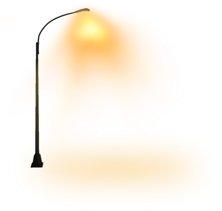 Amber Light Png Image (orange, black, yellow)