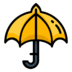 Umbrella Rain Weather Sun Icon Pngpath Free Nobackground Png Icon Download (gold, orange, black)