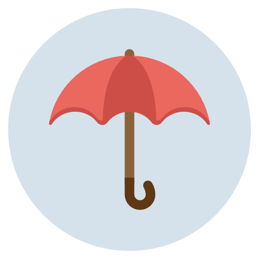 Umbrella Secutiry Insurance Protection Rain Waterproof Icon Free Nobackground Png Icon Download (salmon, black, gray, lavender, chocolate)