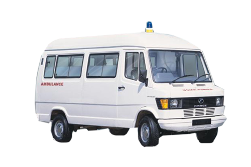 Ambulance Force Traveller Png Image (beige, lavender, black)