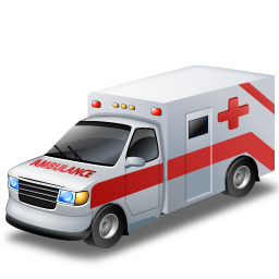 Ambulance Red Icon Free Nobackground Png Icon Download (gray, chocolate, black, silver)