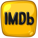 Imdb X Free Png Icon Download (black, gold, orange, yellow)