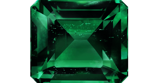 Emerald Stone Background Png (black)