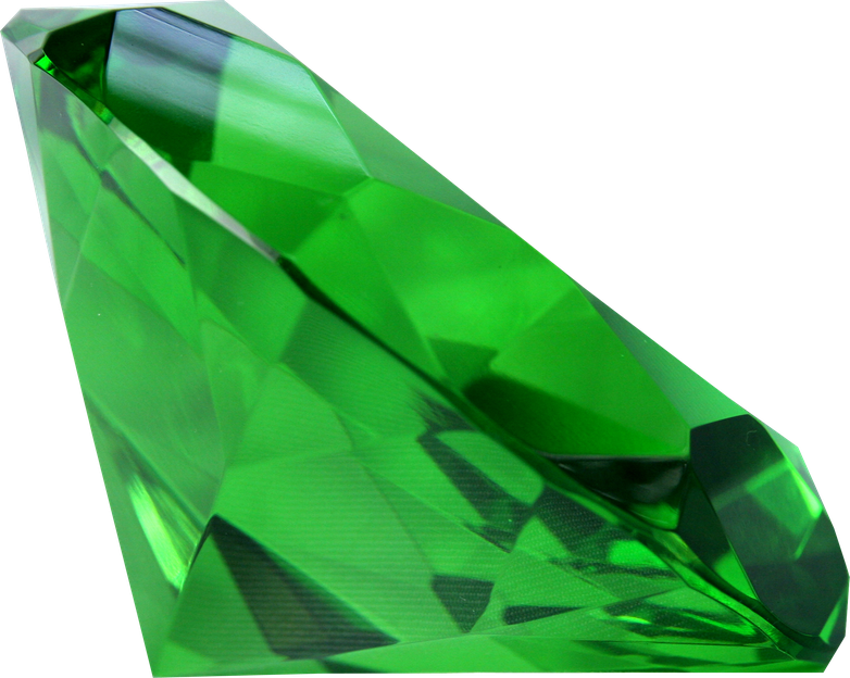 Emerald Stone Png File (teal, green, black)