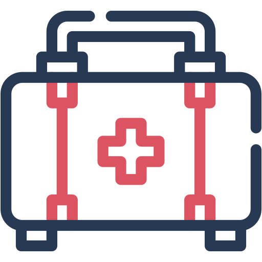 Emergency Equipment Care Heh Medicine Bag Aid First Icon Free Transparent Png Icon Download (salmon, black, indigo)