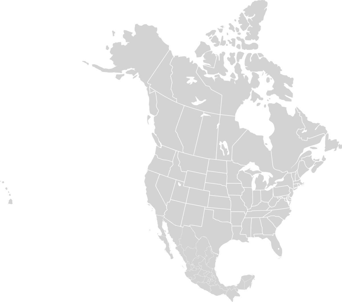 America Map Png Pic (silver, lavender, black)