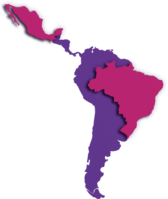 America Map Png Transparent (purple, indigo, black)