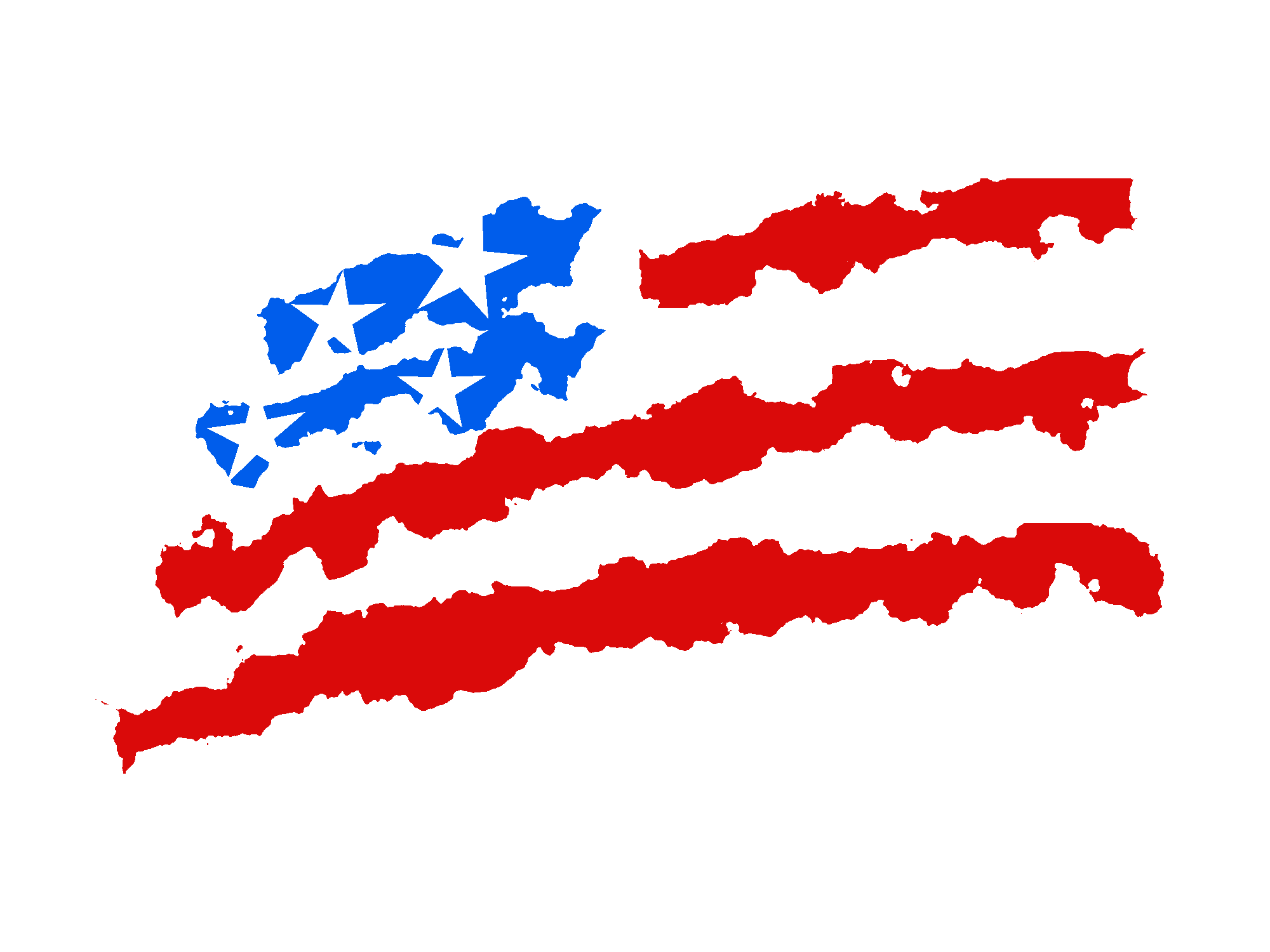 America Png Image (black, red)