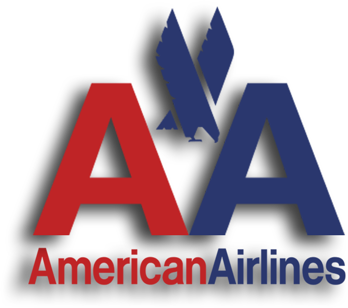 American Airlines Png Image (black, chocolate, indigo)