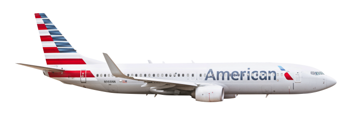 American Airlines Png Isolated Photo (white, lavender, black, gray)