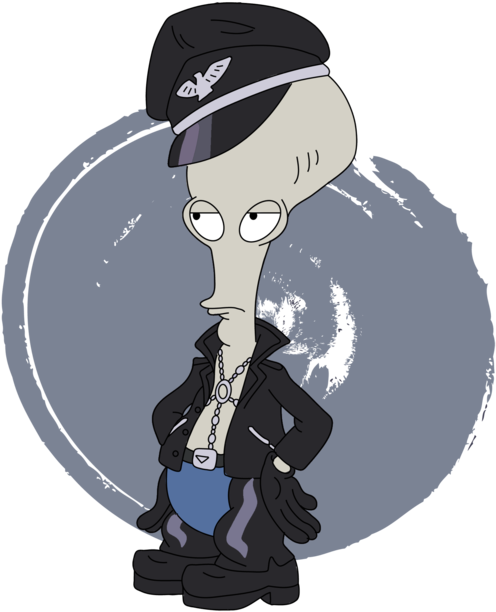 American Dad Download Png Image (black, gray, silver)